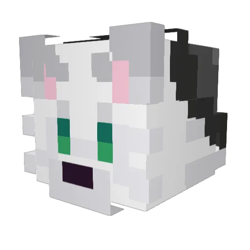 __Levin Minecraft avatar head, 3D render