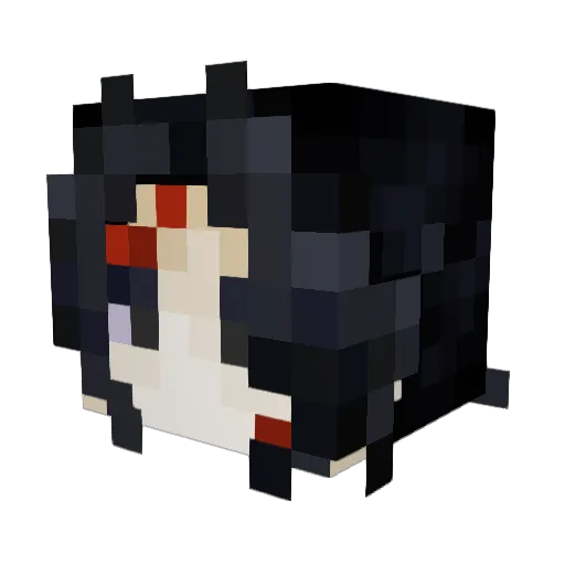 __LittleStar__ Minecraft avatar head, 3D render