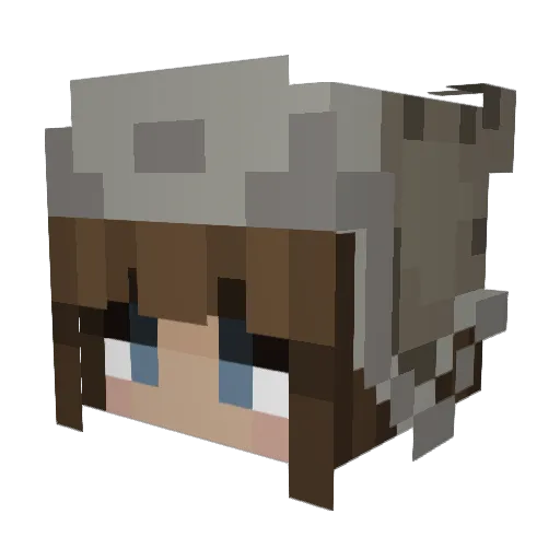 __Lois Minecraft avatar head, 3D render