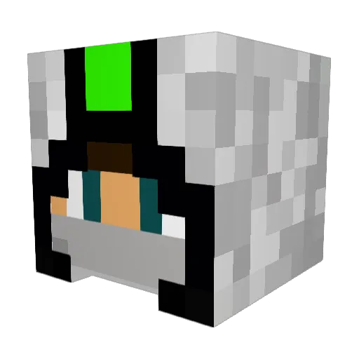 __Loukas Minecraft avatar head, 3D render