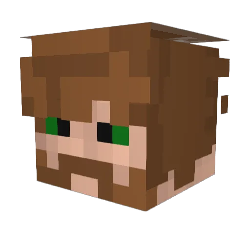 __Lucifer_ Minecraft avatar head, 3D render