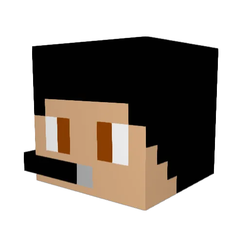 __Lund__ Minecraft avatar head, 3D render