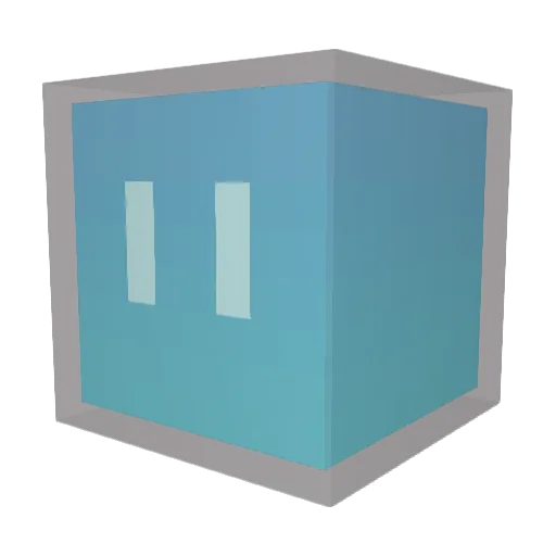 __Lunk__ Minecraft avatar head, 3D render