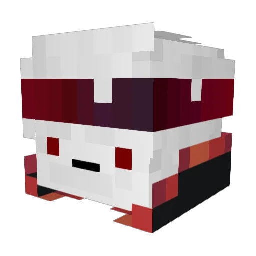 __Maji__ Minecraft avatar head, 3D render