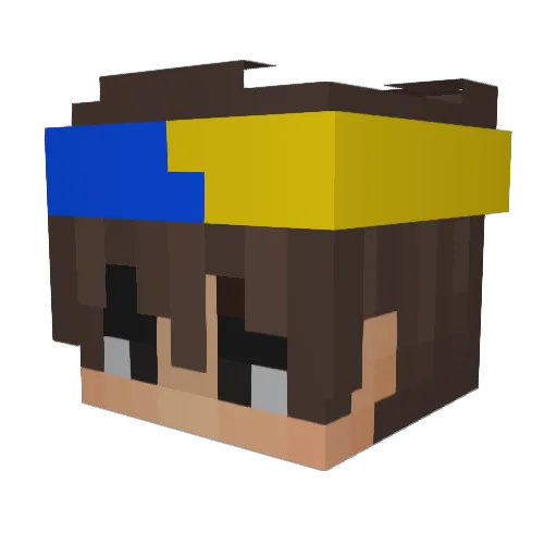 __Maks Minecraft avatar head, 3D render
