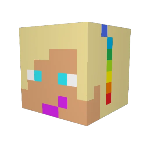 __Maple__ Minecraft avatar head, 3D render