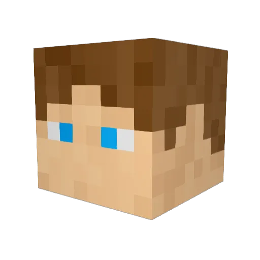 __Marble__ Minecraft avatar head, 3D render