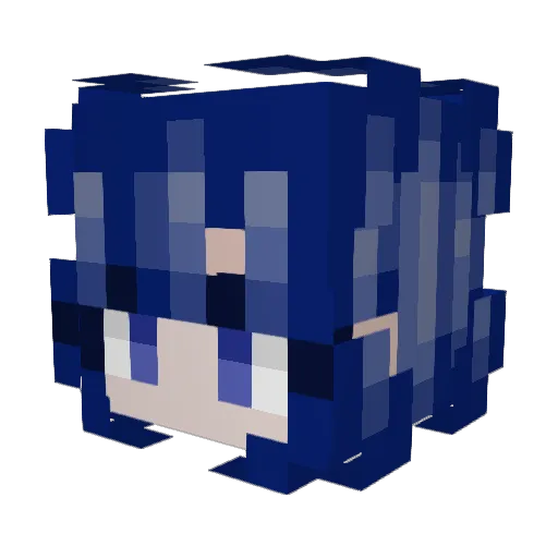 __Marker Minecraft avatar head, 3D render