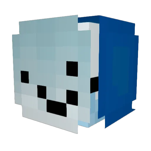 __Me___ Minecraft avatar head, 3D render