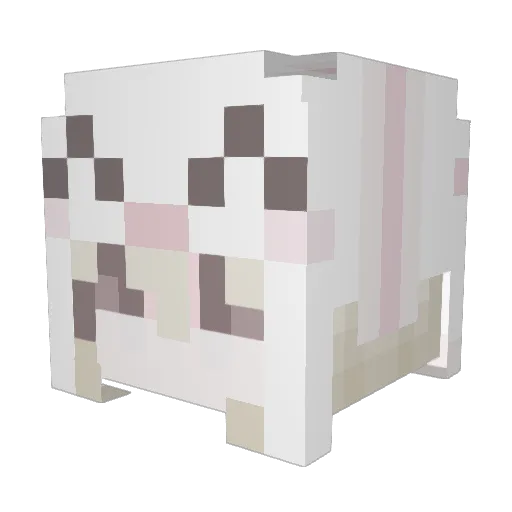 __Mercy_ Minecraft avatar head, 3D render