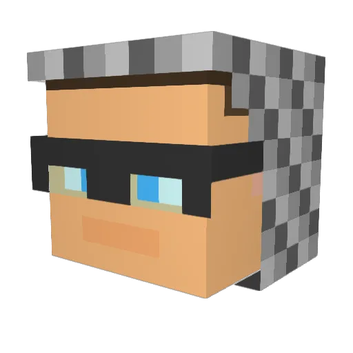 __MiDEViCH__ Minecraft avatar head, 3D render