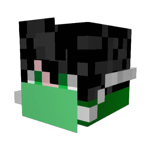 __MichaelMC__ Minecraft avatar head, 3D render