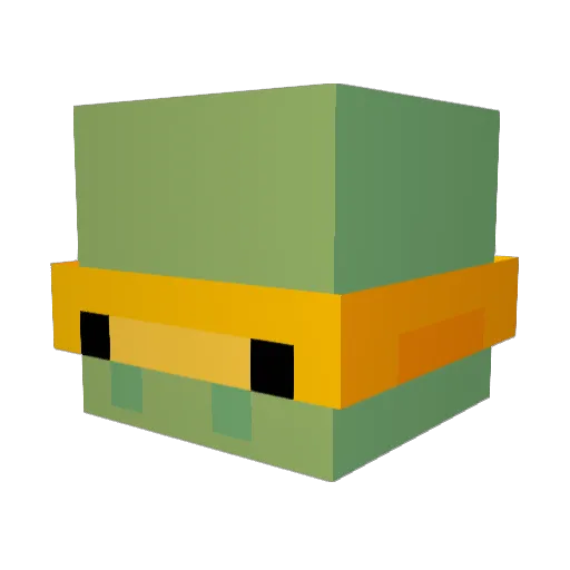 __Mogged__ Minecraft avatar head, 3D render