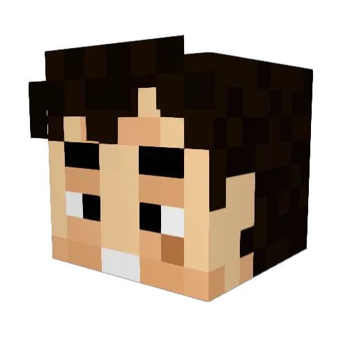__Montana_ Minecraft avatar head, 3D render