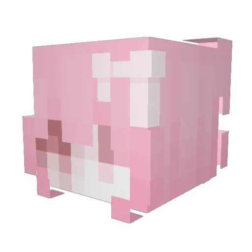 __Murloc Minecraft avatar head, 3D render