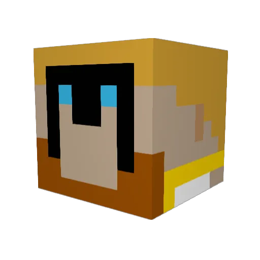__Myze Minecraft avatar head, 3D render