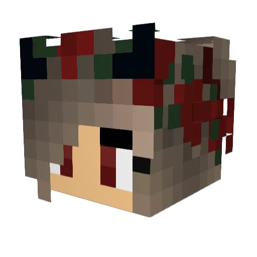__Neila__ Minecraft avatar head, 3D render