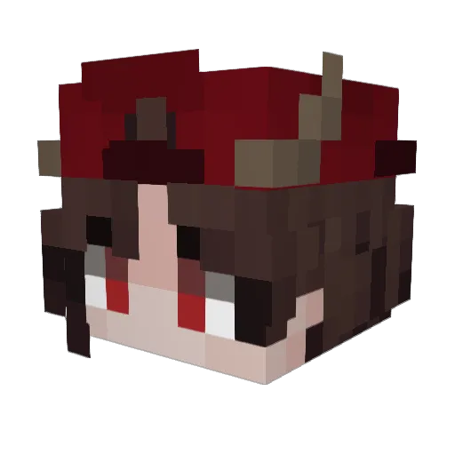 __NeverTheLess__ Minecraft avatar head, 3D render
