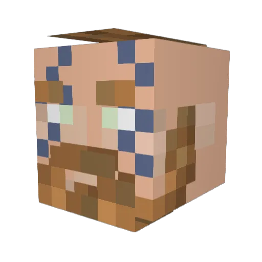 __Newman__ Minecraft avatar head, 3D render