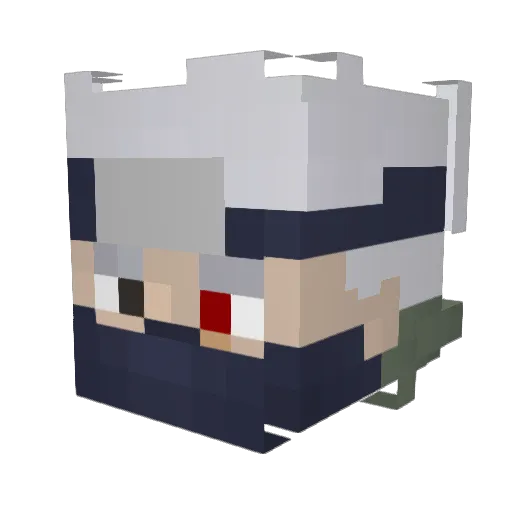 __Nicho Minecraft avatar head, 3D render