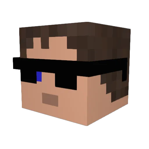 __NightEagle__ Minecraft avatar head, 3D render