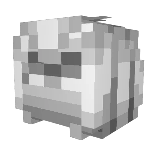 __Noisy__ Minecraft avatar head, 3D render