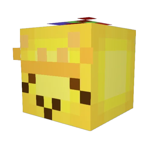 __Onion___ Minecraft avatar head, 3D render