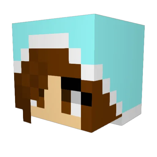 __Orbit__ Minecraft avatar head, 3D render