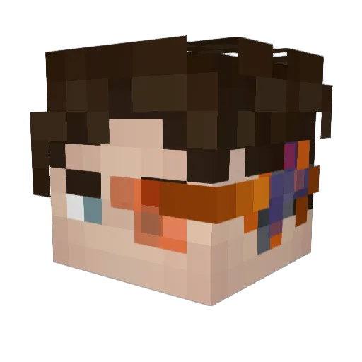 __Over_Lord__ Minecraft avatar head, 3D render
