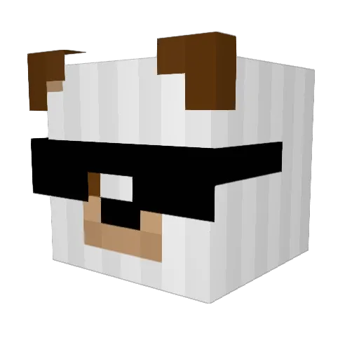 __PLAPLON__ Minecraft avatar head, 3D render