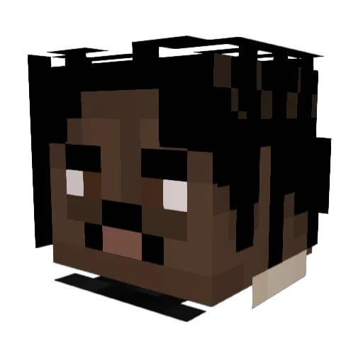 __PapiPap__ Minecraft avatar head, 3D render