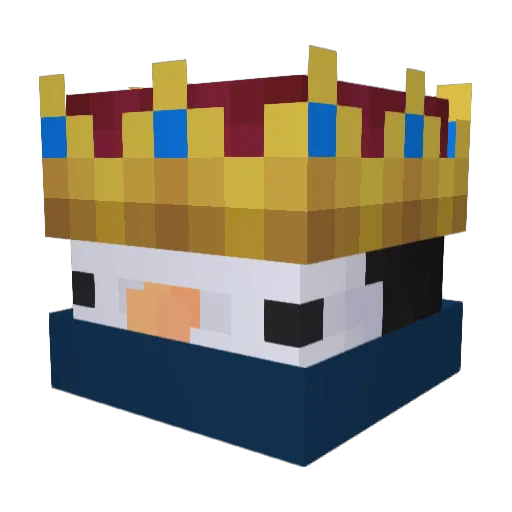 __Pio Minecraft avatar head, 3D render
