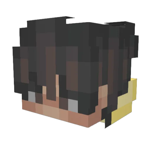 __Pjeta__ Minecraft avatar head, 3D render