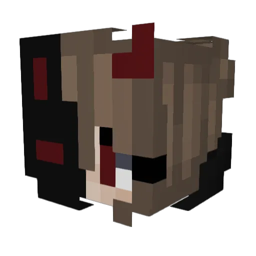 __Potatohead Minecraft avatar head, 3D render