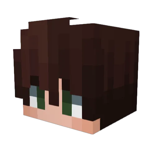 __Quadro__ Minecraft avatar head, 3D render
