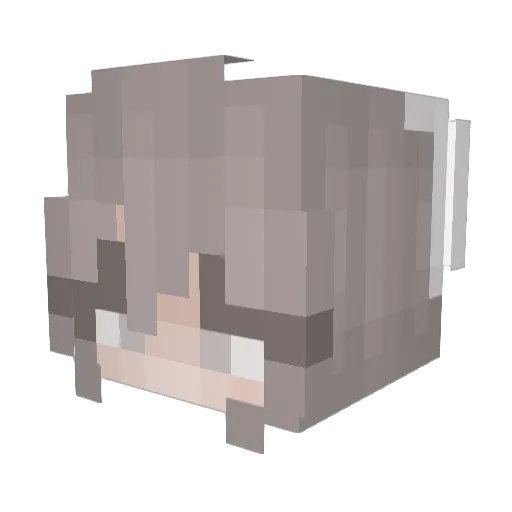 __Queenie__ Minecraft avatar head, 3D render
