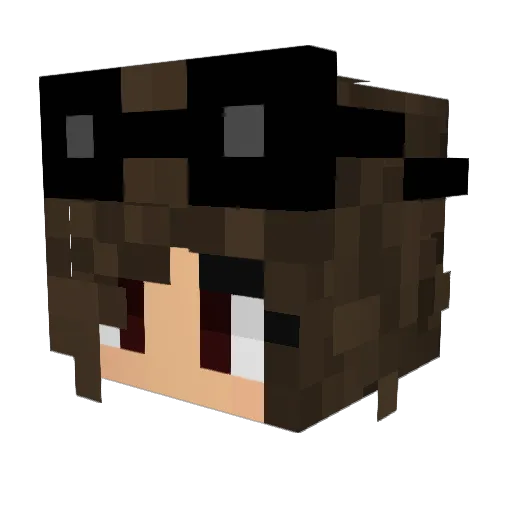 __R0CKY__ Minecraft avatar head, 3D render
