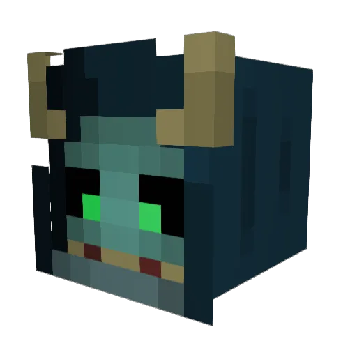 __RockLee__ Minecraft avatar head, 3D render