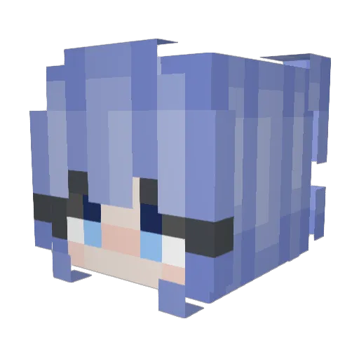 __Roxy_Migurdia Minecraft avatar head, 3D render