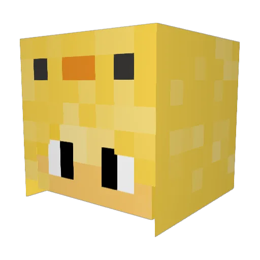 __SARAM___ Minecraft avatar head, 3D render