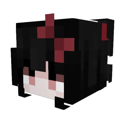 __SEREN__ Minecraft avatar head, 3D render