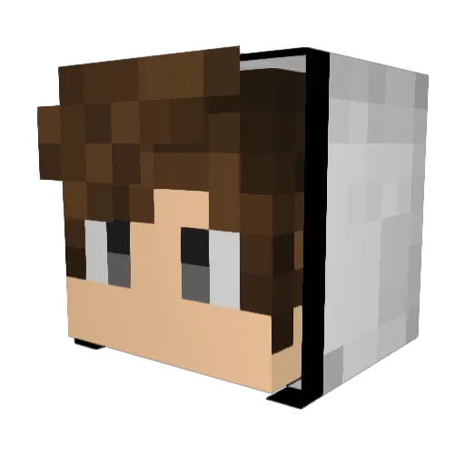 __SIUR__ Minecraft avatar head, 3D render
