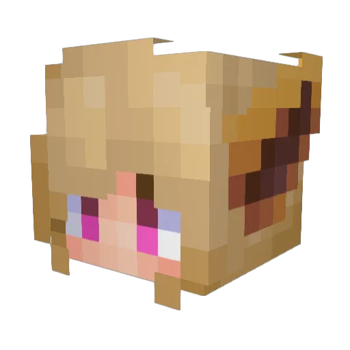 __Samantha_ Minecraft avatar head, 3D render