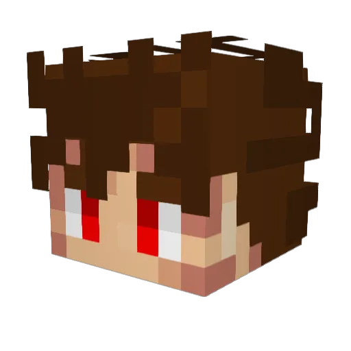 __Scorpion_08 Minecraft avatar head, 3D render