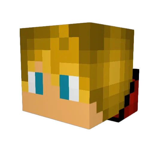 __Scylla__ Minecraft avatar head, 3D render