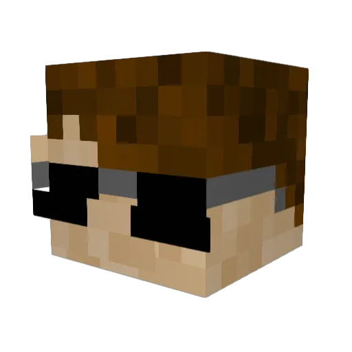 __Se7eN_ Minecraft avatar head, 3D render