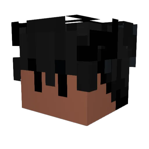 __Selene Minecraft avatar head, 3D render