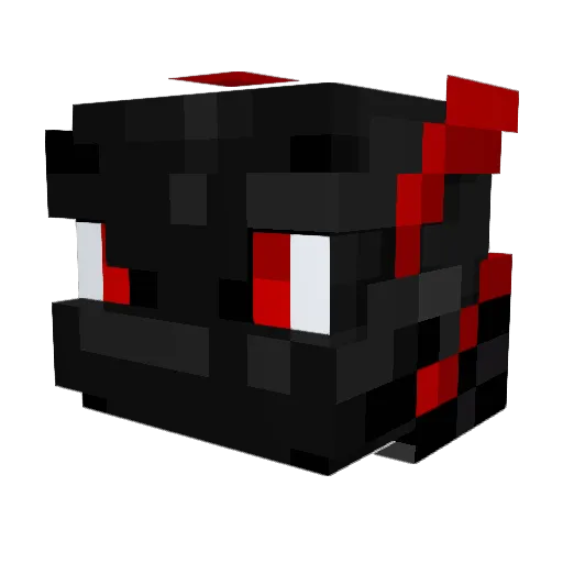 __ShadowFury Minecraft avatar head, 3D render