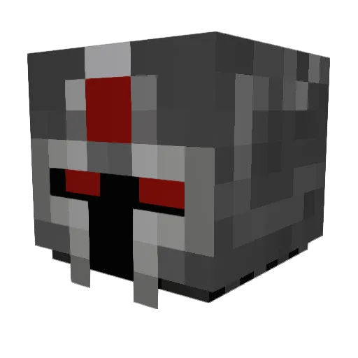 __ShadowKnight__ Minecraft avatar head, 3D render