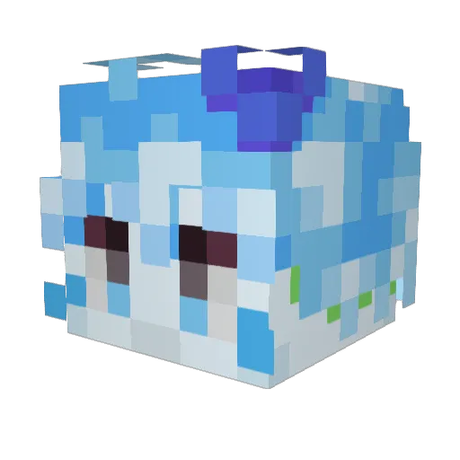 __Shido__ Minecraft avatar head, 3D render